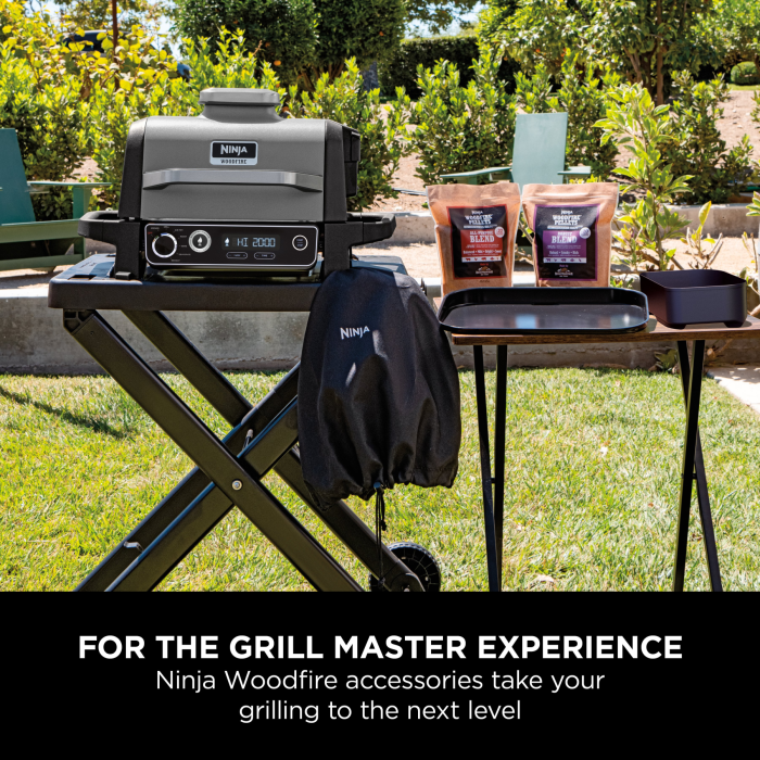 Ninja XSKGRIDPLTEUK Woodfire Electric BBQ Flat Plate - Black