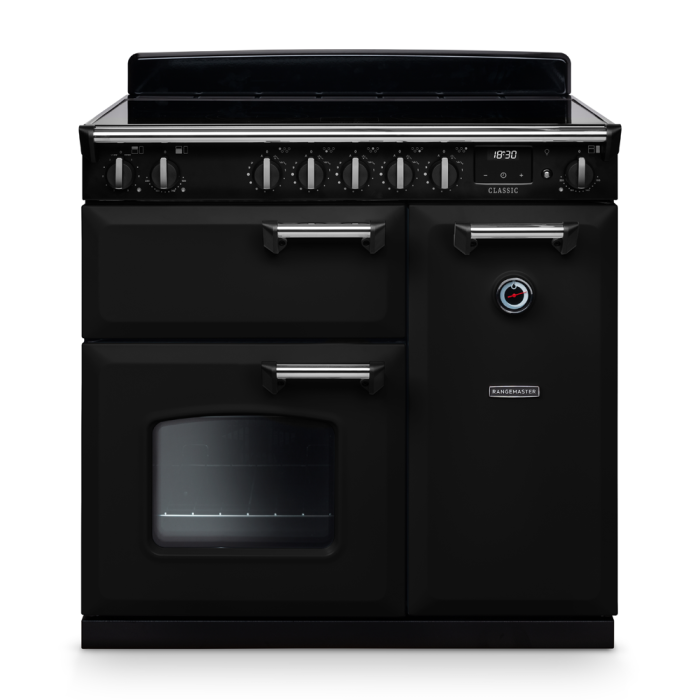 Rangemaster CL90EIP/CM1 Classic 90 Induction Range Cooker with Chrome Trim