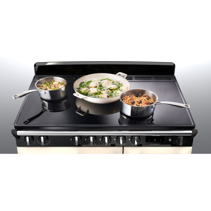 Rangemaster CL90EIP/CM1 Classic 90 Induction Range Cooker with Chrome Trim