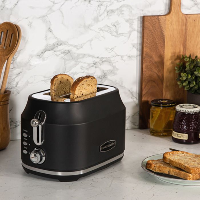 Rangemaster RMCL2S201BK Classic 2 Slice Toaster - Black