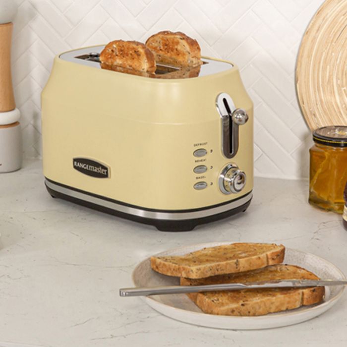 Rangemaster RMCL2S201CM Classic 2 Slice Toaster - Cream