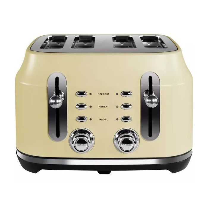 Rangemaster RMCL4S201CM 4 Slice Toaster - Matte Cream