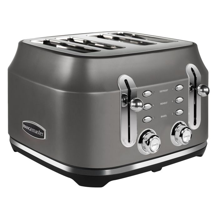 Rangemaster RMCL4S201GY 4 Slice Toaster - Matte Slate Grey