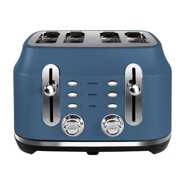 Rangemaster RMCL4S201SB 4 Slice Toaster - Stone Blue