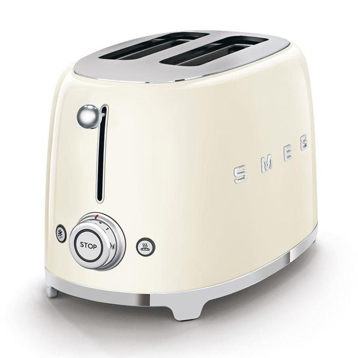 Smeg TSF01CRUK 2 Slice Toaster - Cream
