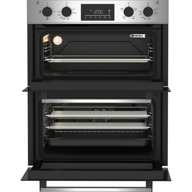 Beko CTFY22309X 59.4cm Built under Electric Double Oven - Stainless Steel