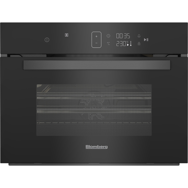 Blomberg ROKW8370B  59.4cm Built In Compact Microwave Oven - Black