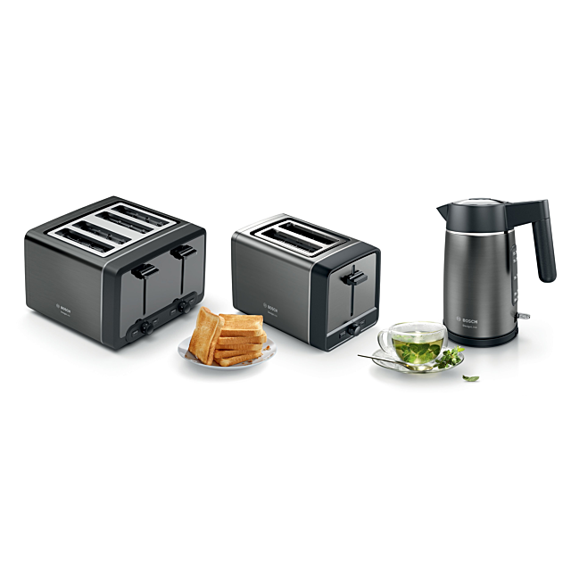 Bosch TAT5P445GB 4 Slice Toaster - Anthracite