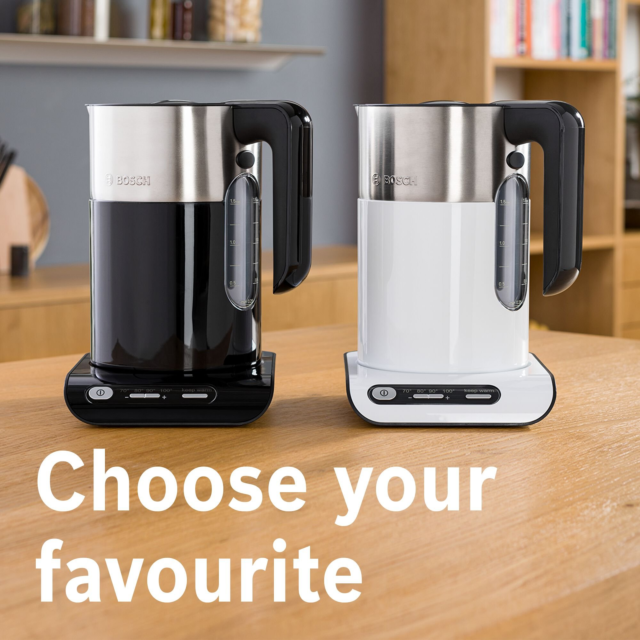 Bosch TWK8633GB 1.5 Litres Jug Kettle - Black