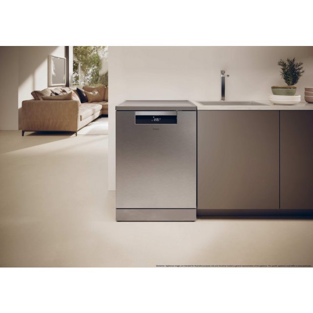 Haier XF 6B2M3BX-80 Silver Dishwasher 16 Settings
