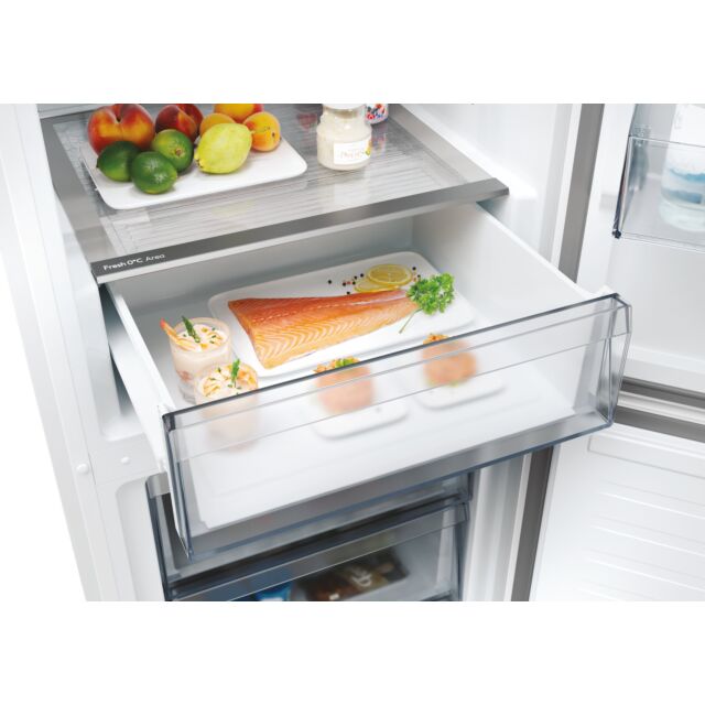 Hoover HONCQ2T618EWKR 59.5cm 60/40 Frost Free Fridge Freezer - White