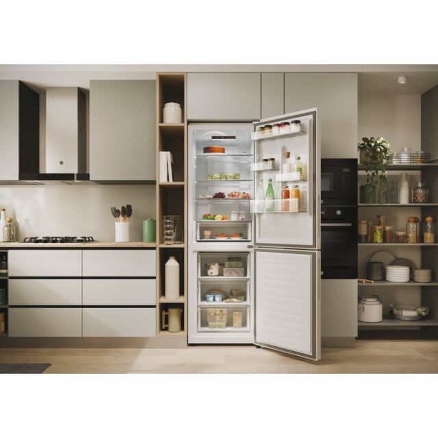Hoover HONCQ2T618EWKR 59.5cm 60/40 Frost Free Fridge Freezer - White