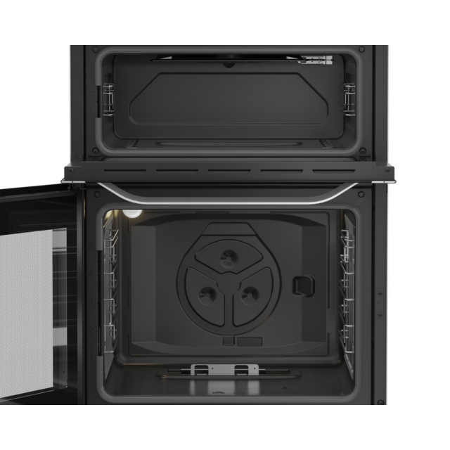 Hotpoint HDG6GDCX 60cm Double Oven Gas Cooker Stainless Steel