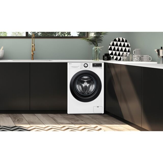 LG F4Y510WBLN 10kg 1400 Spin Washing Machine - White