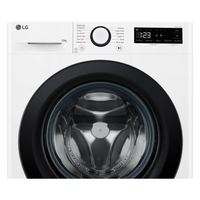 LG F4Y510WBLN 10kg 1400 Spin Washing Machine - White