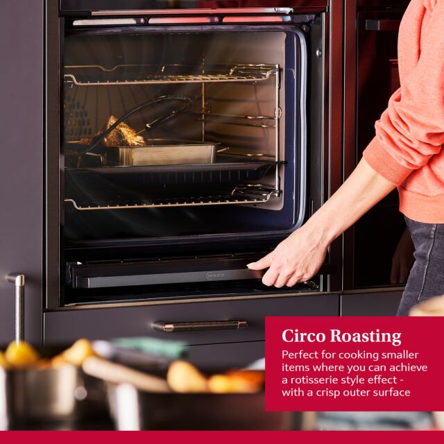 Neff B6ACH7AG7B 59.4cm Built In Electric Single Oven - Graphite Grey
