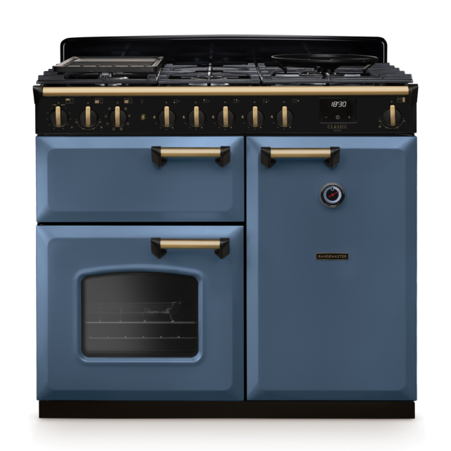 Rangemaster CLDL100DFP/AB Classic Deluxe 100 Dual Fuel Range Cooker