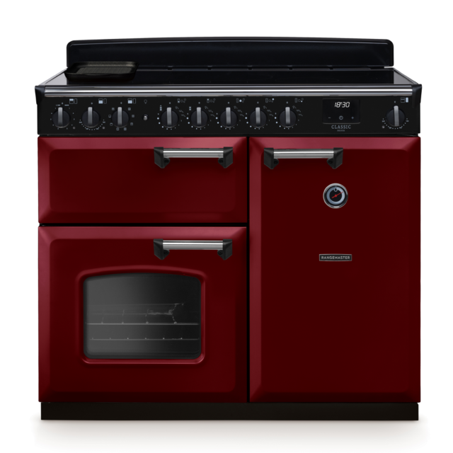 Rangemaster CLDL100EIP/CM Classic Deluxe 100 Induction Range Cooker With Chrome Trim