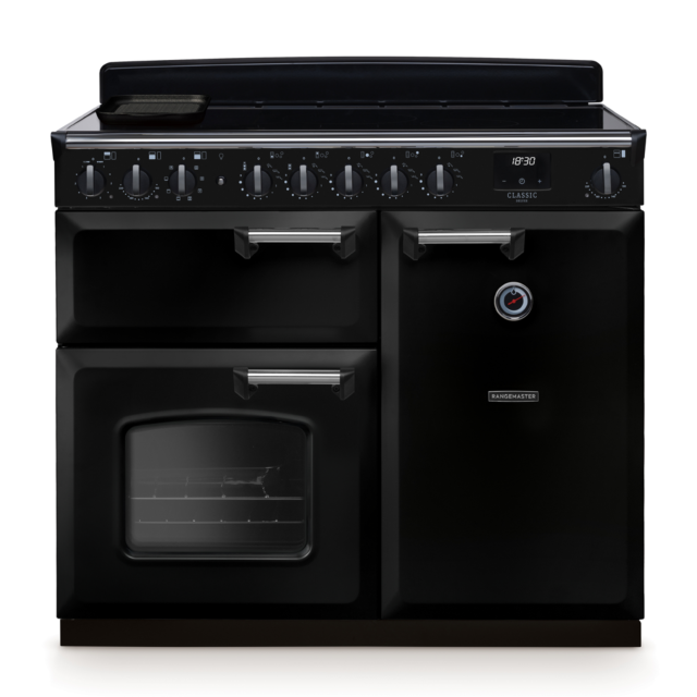Rangemaster CLDL100EIP/CM Classic Deluxe 100 Induction Range Cooker With Chrome Trim