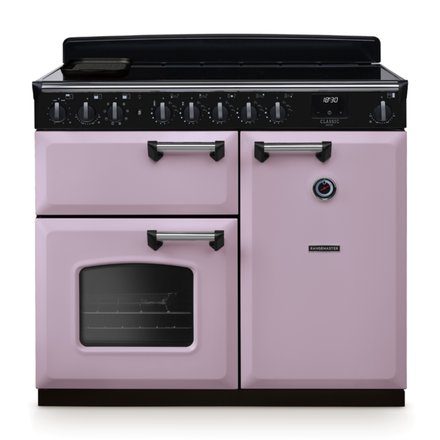 Rangemaster CLDL100EIP/CM Classic Deluxe 100 Induction Range Cooker With Chrome Trim