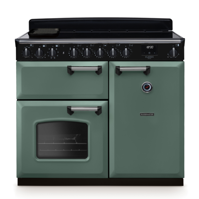 Rangemaster CLDL100EIP/CM Classic Deluxe 100 Induction Range Cooker With Chrome Trim