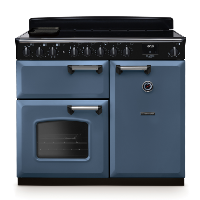 Rangemaster CLDL100EIP/CM Classic Deluxe 100 Induction Range Cooker With Chrome Trim