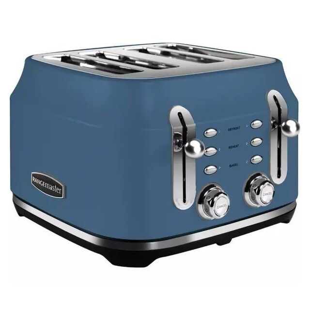 Rangemaster RMCL4S201SB 4 Slice Toaster - Stone Blue