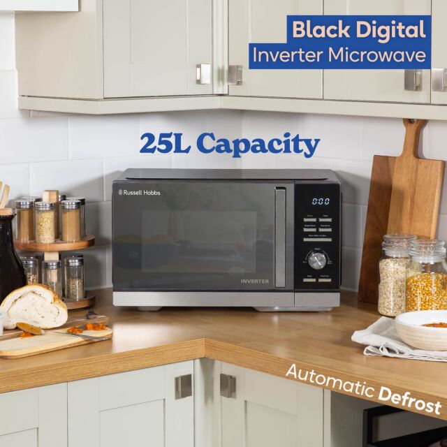 Russell Hobbs RHMI2503B 25 Litres Microwave - Black