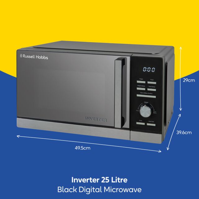 Russell Hobbs RHMI2503B 25 Litres Microwave - Black