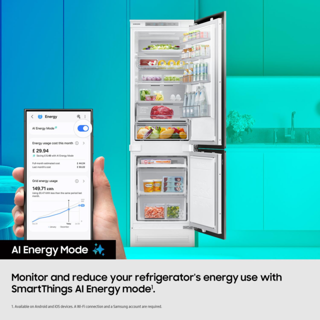 Samsung BRB70F26DES0EU Integrated Fridge Freezer