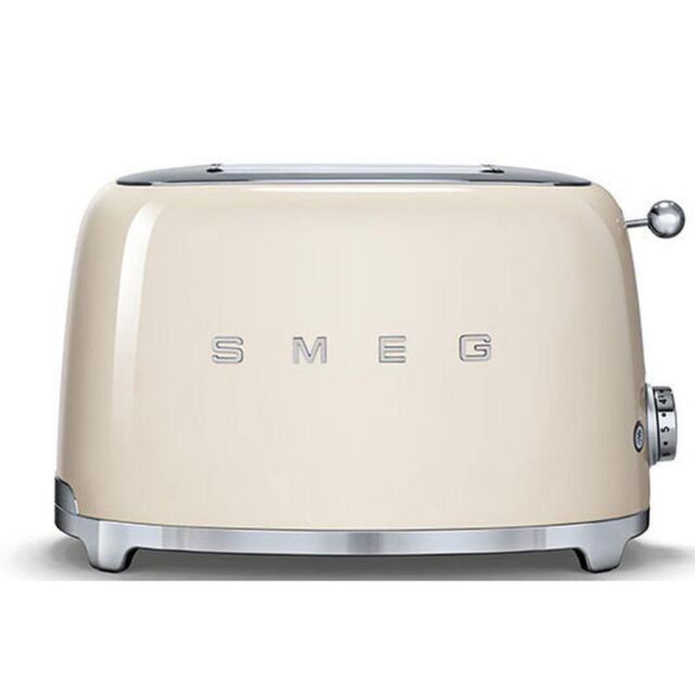 Smeg TSF01CRUK 2 Slice Toaster - Cream