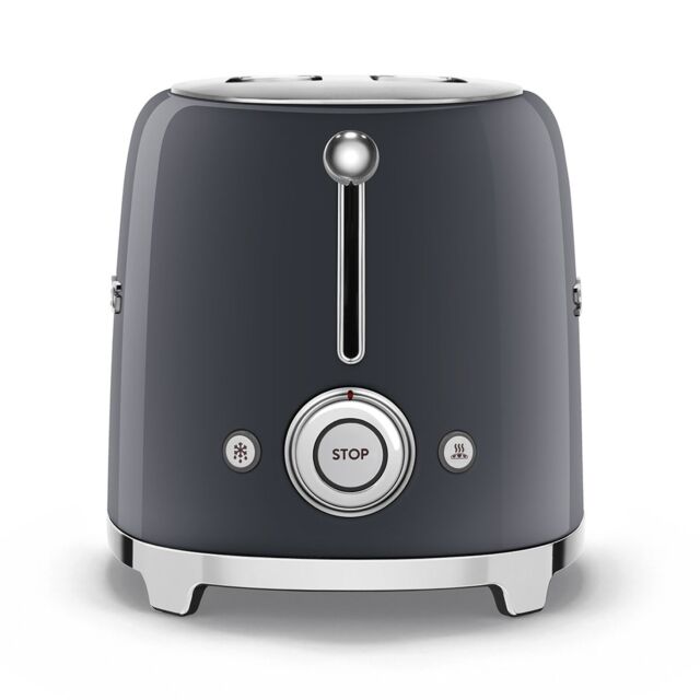 Smeg TSF01GRUK  2 Slice Toaster - Slate Grey