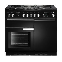Rangemaster PROP100DFFGB/C Professional Plus 100 Dual Fuel Range Cooker - Black